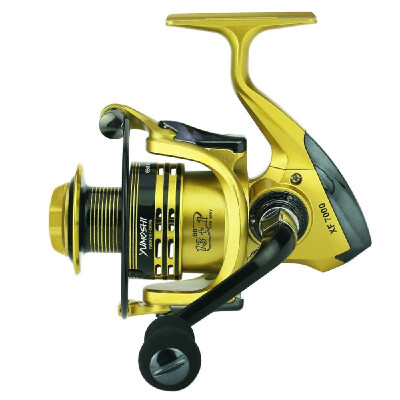 

131 Ball Bearings Spinning Fishing Reel Dual Brake System Smooth Metal Spool Left&Right Interchangeable Collapsible Rocking H