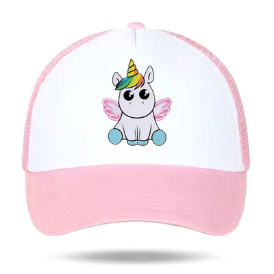 

Fashion Cartoon Rainbow Unicorn Cotton Hat Fashion Sun Hat Golf Hat Snapback Adjustable Baseball Caps