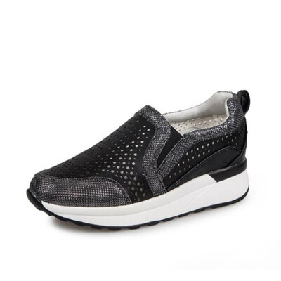 

DIWEINI Women Casual Sneakers shoes Sport Fashion Height Increasing Woman 2019 New Breathable Air Mesh Swing Wedges Sneakers
