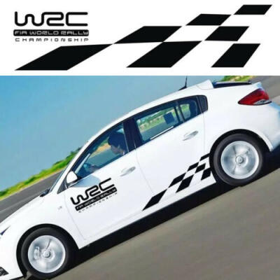 

Sports Racing Grid Car Truck Body Side Door Sticker Decal Graphic Universal Hot
