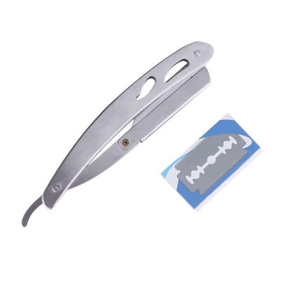 

Vintage Stainless Steel Barber Shaver Razor Blade Holder Hairdressing Tool