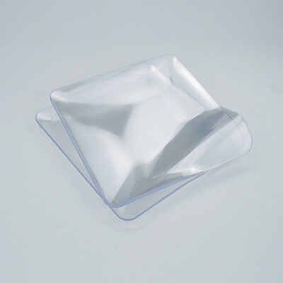 

JINLILAI Individually packaged small square plate Disposable tableware Cake plate Dessert plate 6784