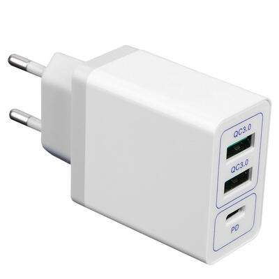 

30W USB Type-C 3 Port Fast Charging 2XQC301XPD Output Mobile Charger