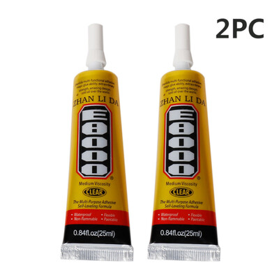 

〖Follure〗E8000 Clear Adhesive Sealant Glue for DIY Diamond Shoes Paste Jewelry Craf