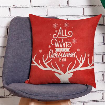 

Tailored Home Decor Cushion Cover Merry Christmas Pillowcase Sofa Throw Pillow Covers