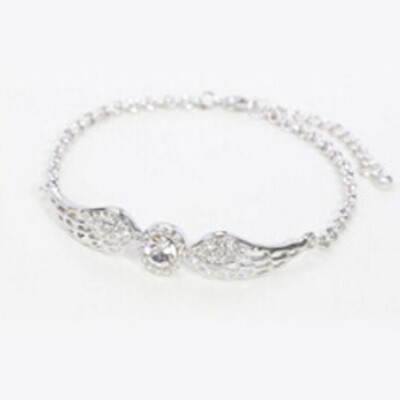 

Crystal Bracelet Ornaments Angel Wings Jewelry Fashion Bracelet Fine Diamond Accessories