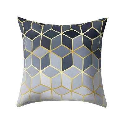 

〖Follure〗Rose Black Gold Cushion Cover Square Pillowcase Home Decoratio