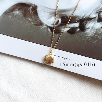 

Fashion Bohemian Cowrie Conch Gold Shell Pendant Necklace for Women Ocean Sea Beach Necklaces Boho Shell Jewelry
