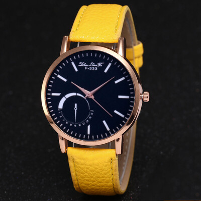 

Luxury Brand Leather Quartz Watch Women Men Ladies Fashion Wrist Watch Wristwatches Clock relogio feminino masculino &Ff
