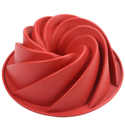 

Spiral Shape Non-stick Cake Silicone Mold