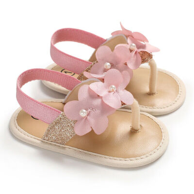 

Newborn Baby Girl Princess Sandals Anti-slip Prewalker Soft Sole Crib Shoes