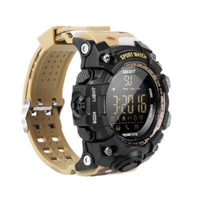 

EX16S Camouflage Outdoor Sports Waterproof Intelligent Watch BT Remote Control Camera Wrist Watch