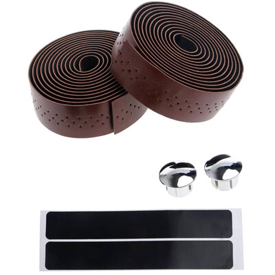 

Cycling Bicycle Handlebar Tape Road Bike PU Leather Perforated Belt Breathable Soft MTB Fixed Gear Belt Bike Accessories