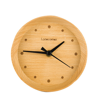 

Gobestart Latecomer Japanese-style Wooden Desktop Electronic Clock Digital Clock