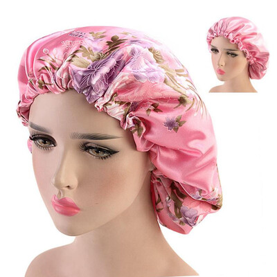 

Elastic Double Side Headscarf Satin Bonnet Cap For Women Turban Night Sleep Hat