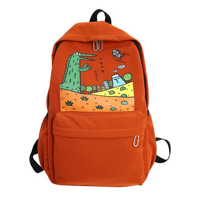

Japanese ancient feeling girl schoolbag Korean version high school student nylon cloth backpack campus double shoulder bag female