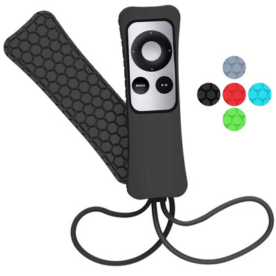 

〖Follure〗For Apple TV 23th Gen Siri Remote Controller Anti Slip Silicone Case Cover Skin