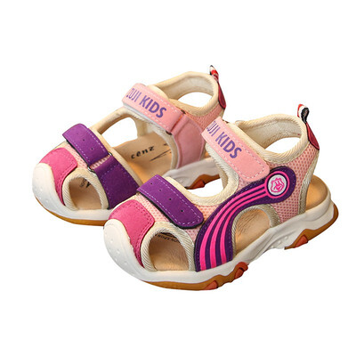 Summer Baby Girl Sandals Brand Kids Shoes Boy Girl Shoes Breathable Anti-Slip Shoes Sandals Toddler Soft Soled First Walkers