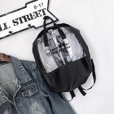 

2019 New Wave Fashion Transparent Large Capacity Backpack