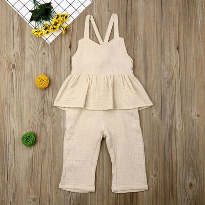 

Toddler Baby Girls Clothes One-Pieces Romper Bodysuit Jumpsuit Outfits Sunsuit