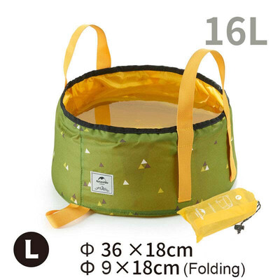 

Portable Water Basin Folding Washbowl Collapsible Sink Camping Bucket Bag