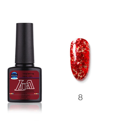 

Sequin Gel Nail Polish Long-lasting Shiny Drying Nail Polish Luminous Shimmer Nail Art Gel