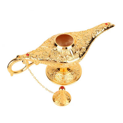 

Greensen Vintage Legend Aladdin Magic Genie Light Lamp Home Decor Ornaments Gift Collection