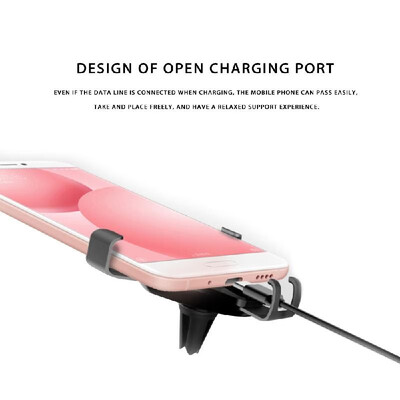 

Universal Car Phone Holder Gravity Bracket Y-Shaped Design Air Vent Mount Clip Smartphone Holder Stand