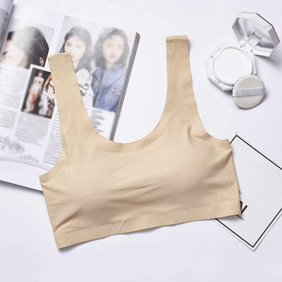 

Women Padded Sexy Lingerie Seamless Bra Ultra Thin Sleep Bra Fashion Wire Free Intimates Bralette