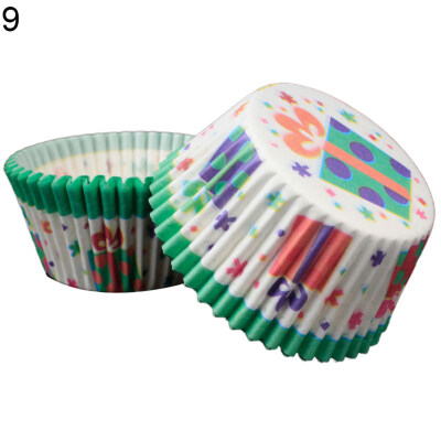 

100Pcs Lovely Cupcake Cake Liner Baking Cup Muffin Dessert Holder Kitchen Decor