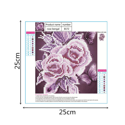 

Gobestart 5D Embroidery Paintings Rhinestone Pasted DIY Diamond Painting Cross Stitch