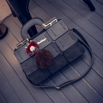 

Tailored Fashion Women Leather Handbag Crossbody Bag Messenger Bag Shoulder Bag Black