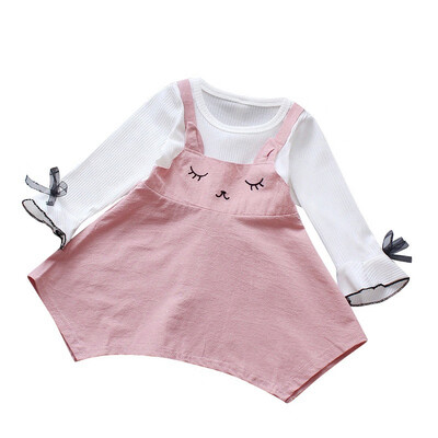 

Kids Dresses For Girls Causal Baby Girl Dress Cartoon Print Plaid Baby Clothes Christmas Dress