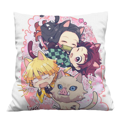 

Cartoon Throw Pillows Square Decorative Pillows for Kids Teens Adults&Anime Fans