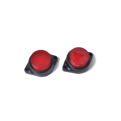 

1Pair Round Trailer Clearance LED Rear Side Marker Light 1224V Universal Red Indicators Lamps