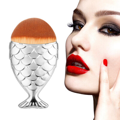 

〖Follure〗Fish Scale Makeup Brush Fishtail Bottom Brush Powder Blush Makeup Cosmetic Brush