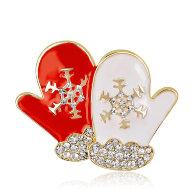 

Christmas style festive Santa Claus Christmas tree Christmas stockings tpin brooch gift