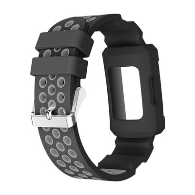 

〖Follure〗Silica gel Buckle Band Strap WatchbandBelt watch case for Fitbit charge 3
