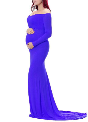 

Round Neck Mercerized Cotton Maxi Dress