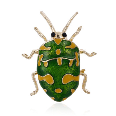 

Green Beetle Brooches For Women And Men Alloy Insects Party Banquet Brooch New YearS Gifts