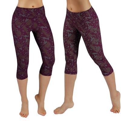 

Tailored Womens High Waist Pocket Camouflage Yoga Pants Tummy Control Running Leggings