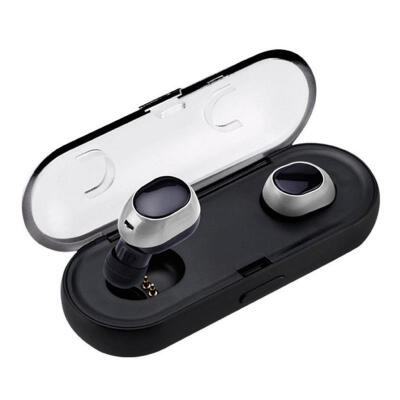 

Mini Twins In-Ear Bluetooth V42 Stereo Earphone With Charging Dock For Running Jogging