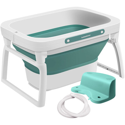 

Century baby babyhood bath barrel children bath barrel baby bath two-in-one baby to increase collapsible bath barrel blue BH-321