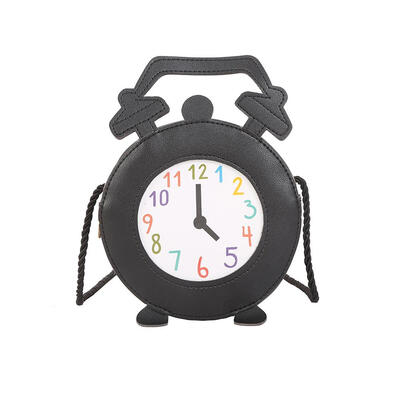 

Cute Clock Pattern Shoulder Handbags Women PU Leather Small Crossbody Bags