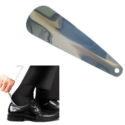 

〖Follure〗Shoe Horn Stainless Steel Shoe Horn with Leather Strap Travel Shoehorn