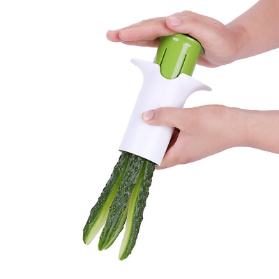 

Siaonvr Kitchen Cucumber Divider Carrot Strawberry Slicer Splitter Gadget Cutting Tool