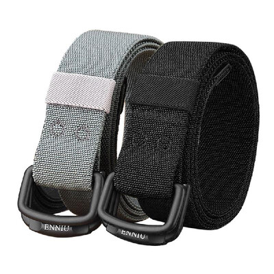 

2 Pack Men Women Belts 472 Inch Adjustable Webbing Belt for Camping Daily Casual
