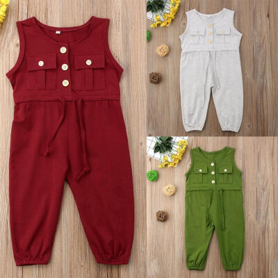 

Newborn Baby Kids Girl Infant Romper Jumpsuit Bodysuit Cotton Clothes Outfit Set