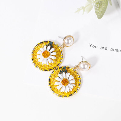 

Flashbuy Drop Earrings Multi Style For Women Alloy Geometric Crystal Findings Girls Acrylic Jewelry Weddings Accessories