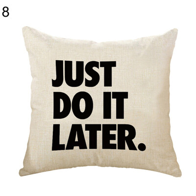 

Love Dream Hug Peace Pillow Cover Cushion Case Home Car Sofa Bedroom Hotel Decor